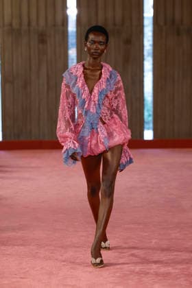 Blumarine Ready-to-Wear Spring Summer 2027 Fashion Show at Milan Fashion Week, on September 25, 2026, Bestimage, Milan, Italy  Copyright: xAgencex xBestimagexAgencex xBestimagex