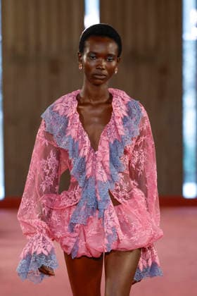 Blumarine Ready-to-Wear Spring Summer 2027 Fashion Show at Milan Fashion Week, on September 25, 2026, Bestimage, Milan, Italy  Copyright: xAgencex xBestimagexAgencex xBestimagex