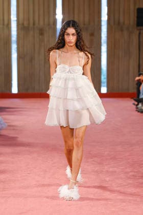 Blumarine Ready-to-Wear Spring Summer 2027 Fashion Show at Milan Fashion Week, on September 25, 2026, Bestimage, Milan, Italy  Copyright: xAgencex xBestimagexAgencex xBestimagex