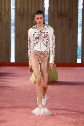 Blumarine Ready-to-Wear Spring Summer 2027 Fashion Show at Milan Fashion Week, on September 25, 2026, Bestimage, Milan, Italy  Copyright: xAgencex xBestimagexAgencex xBestimagex