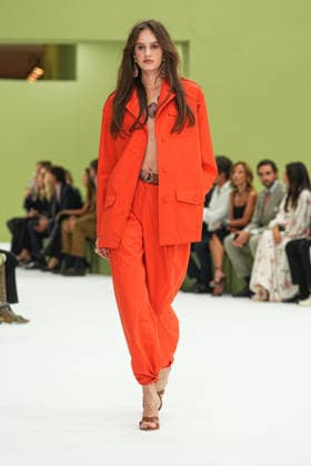 IPA88969576 - Milan, Milan Women™s Fashion Week Spring Summer 2027 - Women™s Fashion, Spring Summer 2027 - Luisa Spagnoli fashion show - runway Pictured: models  Copyright: xRiccardoxGIordanox xRiccardoxGiordano IPAx IPA88969576