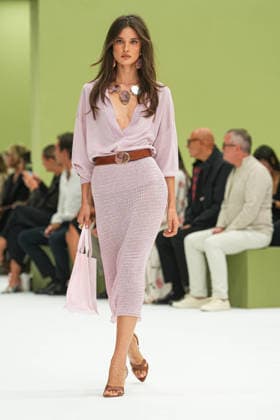 IPA88969584 - Milan, Milan Women™s Fashion Week Spring Summer 2027 - Women™s Fashion, Spring Summer 2027 - Luisa Spagnoli fashion show - runway Pictured: models  Copyright: xRiccardoxGIordanox xRiccardoxGiordano IPAx IPA88969584