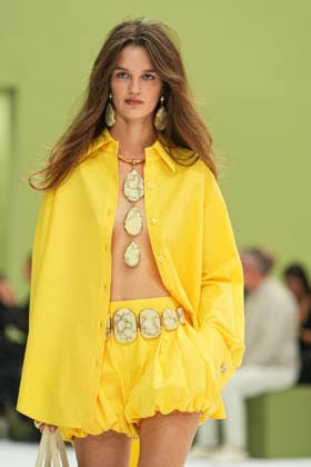 IPA88969627 - Milan, Milan Women™s Fashion Week Spring Summer 2027 - Women™s Fashion, Spring Summer 2027 - Luisa Spagnoli fashion show - runway Pictured: models  Copyright: xRiccardoxGIordanox xRiccardoxGiordano IPAx IPA88969627