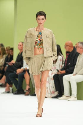 IPA88969692 - Milan, Milan Women™s Fashion Week Spring Summer 2027 - Women™s Fashion, Spring Summer 2027 - Luisa Spagnoli fashion show - runway in the photo: models  Copyright: xRiccardoxGIordanox xRiccardoxGiordano IPAx IPA88969692