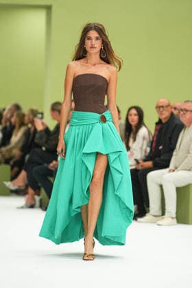 IPA88969696 - Milan, Milan Women™s Fashion Week Spring Summer 2027 - Women™s Fashion, Spring Summer 2027 - Luisa Spagnoli fashion show - runway Pictured: models  Copyright: xRiccardoxGIordanox xRiccardoxGiordano IPAx IPA88969696