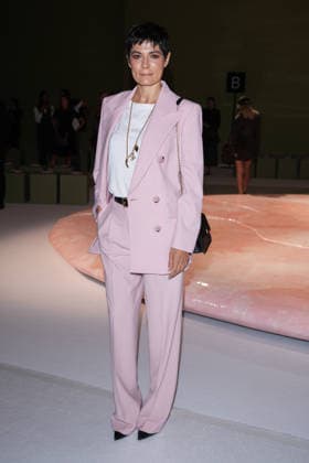 IPA88970439 - Milan, Milan Women™s Fashion Week Spring Summer 2027 - Women™s Fashion, Spring Summer 2027 - Luisa Spagnoli fashion show - front row Pictured: Valeria Solarino  Copyright: xRiccardoxGIordanox xRiccardoxGiordano IPAx IPA88970439
