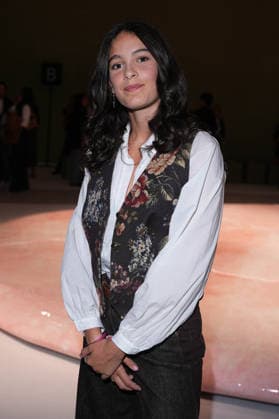 IPA88970483 - Milan, Milan Women™s Fashion Week Spring Summer 2027 - Women™s Fashion, Spring Summer 2027 - Luisa Spagnoli fashion show - front row Pictured: guest  Copyright: xRiccardoxGIordanox xRiccardoxGiordano IPAx IPA88970483