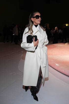 IPA88970532 - Milan, Milan Women™s Fashion Week Spring Summer 2027 - Women™s Fashion, Spring Summer 2027 - Luisa Spagnoli fashion show - front row in the photo: guest  Copyright: xRiccardoxGIordanox xRiccardoxGiordano IPAx IPA88970532