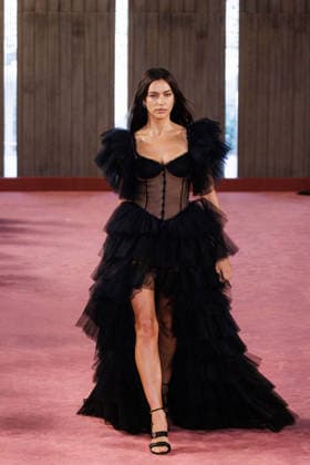 IPA88975235 - Milan, Milan Women™s Fashion Week Spring Summer 2027 - Women™s Fashion, Spring Summer 2027 - Blumarine fashion show - guests - Pictured: Irina Shayk  Copyright: xCinziaxCamelax xx IPA88975235