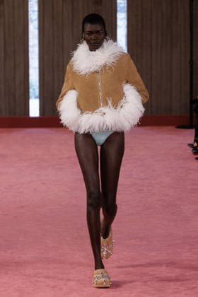 IPA88975314 - Milan, Milan Women™s Fashion Week Spring Summer 2027 - Women™s Fashion, Spring Summer 2027 - Blumarine fashion show - guests - Pictured: model  Copyright: xCinziaxCamelax xx IPA88975314