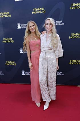 Jenny Elvers and Juliane Golbs attend the premiere of *Nachtschicht: Sterben verboten* on September 25, 2026, during the 34th Film Festival in Hamburg, Germany. *Nachtschicht* premiere during the 34th Film Festival in Hamburg, Germany