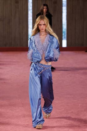 IPA88975420 - Milan, Milan Women™s Fashion Week Spring Summer 2027 - Women™s Fashion, Spring Summer 2027 - Blumarine fashion show - guests - Pictured: model  Copyright: xCinziaxCamelax xx IPA88975420