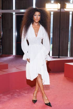 IPA88964295 - Milan, Milan Women™s Fashion Week Spring Summer 2027 - Women™s Fashion, Spring Summer 2027 - Blumarine fashion show - guests - Pictured: Tayce  Copyright: xCinziaxCamelax xx IPA88964295