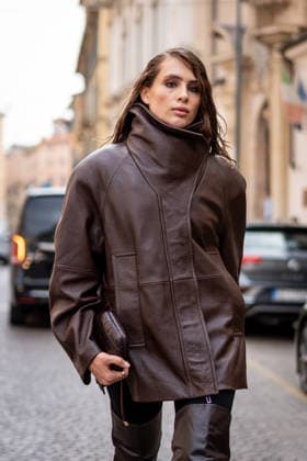 Street Style: Sportmax fashion show during the Milan Fashion Week - Womenswear Spring Summer 2027 in Milan, Italy, on 25 September 2026 Street Style: A guest is seen outside of the Sportmax fashion show during the Milan Fashion Week - Womenswear Spring Summer 2027 in Milan, Italy, on 25 September 2026., Credit:Stefano Costantino TTL Stefano Costantino Avalon Italy, Milan  Copyright: xStefanoxCostantinoxTTLx xStefanoxCostantinox xAvalonx 1138226698
