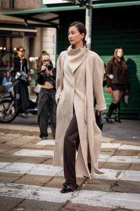 Street Style: Sportmax fashion show during the Milan Fashion Week - Womenswear Spring Summer 2027 in Milan, Italy, on 25 September 2026 Street Style: A guest is seen outside of the Sportmax fashion show during the Milan Fashion Week - Womenswear Spring Summer 2027 in Milan, Italy, on 25 September 2026., Credit:Stefano Costantino TTL Stefano Costantino Avalon Italy, Milan  Copyright: xStefanoxCostantinoxTTLx xStefanoxCostantinox xAvalonx 1138226757