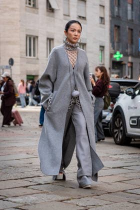 Street Style: Sportmax fashion show during the Milan Fashion Week - Womenswear Spring Summer 2027 in Milan, Italy, on 25 September 2026 Street Style: Yoyo Cao is seen outside of the Sportmax fashion show during the Milan Fashion Week - Womenswear Spring Summer 2027 in Milan, Italy, on 25 September 2026., Credit:Stefano Costantino TTL Stefano Costantino Avalon Italy, Milan  Copyright: xStefanoxCostantinoxTTLx xStefanoxCostantinox xAvalonx 1138226957