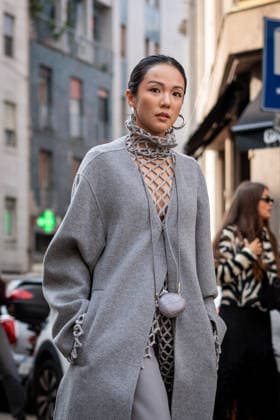 Street Style: Sportmax fashion show during the Milan Fashion Week - Womenswear Spring Summer 2027 in Milan, Italy, on 25 September 2026 Street Style: Yoyo Cao is seen outside of the Sportmax fashion show during the Milan Fashion Week - Womenswear Spring Summer 2027 in Milan, Italy, on 25 September 2026., Credit:Stefano Costantino TTL Stefano Costantino Avalon Italy, Milan  Copyright: xStefanoxCostantinoxTTLx xStefanoxCostantinox xAvalonx 1138226967