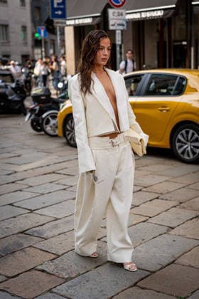 Street Style: Sportmax fashion show during the Milan Fashion Week - Womenswear Spring Summer 2027 in Milan, Italy, on 25 September 2026 Street Style: Tessa Brooks is seen outside of the Sportmax fashion show during the Milan Fashion Week - Womenswear Spring Summer 2027 in Milan, Italy, on 25 September 2026., Credit:Stefano Costantino TTL Stefano Costantino Avalon Italy, Milan  Copyright: xStefanoxCostantinoxTTLx xStefanoxCostantinox xAvalonx 1138227242