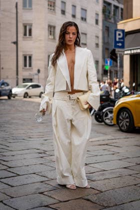 Street Style: Sportmax fashion show during the Milan Fashion Week - Womenswear Spring Summer 2027 in Milan, Italy, on 25 September 2026 Street Style: Tessa Brooks is seen outside of the Sportmax fashion show during the Milan Fashion Week - Womenswear Spring Summer 2027 in Milan, Italy, on 25 September 2026., Credit:Stefano Costantino TTL Stefano Costantino Avalon Italy, Milan  Copyright: xStefanoxCostantinoxTTLx xStefanoxCostantinox xAvalonx 1138227269