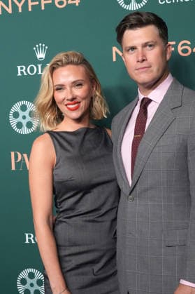 September 25, 2026, New York, Ny, USA: SCARLETT JOHANSSON and COLIN JOST attend the Paper Tiger Premiere at the 64th Annual New York Film Festival at Film at Lincoln Center. New York USA - ZUMAms4_ 20260925_faf_ms4_012 Copyright: xSoniaxMoskowitzxGordonx