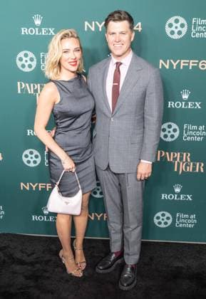 September 25, 2026, Bronx, New York, USA: Scarlett Johansson and Colin Jost attend screening of Paper Tiger during NYFF64 at Alice Tully Hall at Lincoln Center in New York, NY on September 25, 2026. Bronx USA - ZUMAr339 20260925_znp_r339_098 Copyright: xLevxRadinx