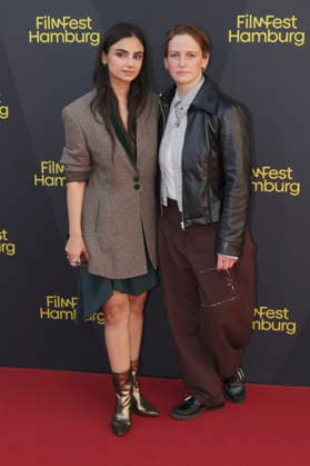 Bayan Layla and Eva Maria Jost at the premiere of the feature film *Hygge* at the 34th Filmfest Hamburg 2026 at Cinemaxx Dammtor in Hamburg, September 25, 2026 Foto:xgbrcix xFuturexImagex hygge_6941