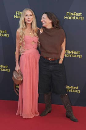 Jenny Elvers and Catrin Striebeck at the premiere of the feature film *Hygge* at the 34th Hamburg Film Festival in 2026 at Cinemaxx Dammtor in Hamburg, September 25, 2026 Foto:xgbrcix xFuturexImagex hygge_6949