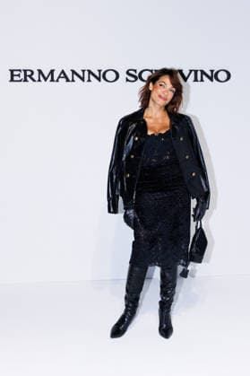 IPA88990697 - Milan, Milan Women™s Fashion Week Spring Summer 2027 - Women™s Fashion, Spring Summer 2027 - Ermanno Scervino fashion show - guests - Pictured: Rosario Dawson  Copyright: xCinziaxCamelax xx IPA88990697