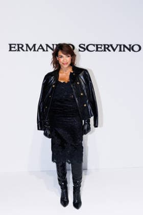 IPA88990837 - Milan, Milan Women™s Fashion Week Spring Summer 2027 - Women™s Fashion, Spring Summer 2027 - Ermanno Scervino fashion show - guests - Pictured: Rosario Dawson  Copyright: xCinziaxCamelax xx IPA88990837