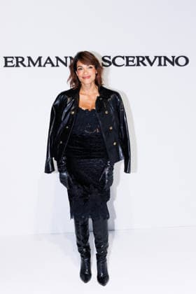 IPA88990846 - Milan, Milan Women™s Fashion Week Spring Summer 2027 - Women™s Fashion, Spring Summer 2027 - Ermanno Scervino fashion show - guests - Pictured: Rosario Dawson  Copyright: xCinziaxCamelax xx IPA88990846