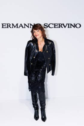 IPA88990843 - Milan, Milan Women™s Fashion Week Spring Summer 2027 - Women™s Fashion, Spring Summer 2027 - Ermanno Scervino fashion show - guests - Pictured: Rosario Dawson  Copyright: xCinziaxCamelax xx IPA88990843