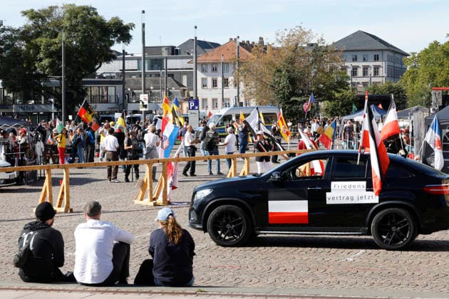 Reichsbürger Rally, September 26, 2026: Participants in the Reichsbürger rally plan to march through downtown Darmstadt carrying flags and historical symbols, and to hold a rally at Karolinenplatz in Darmstadt, Hesse, Germany, despite counter-demonstrations and restrictions.