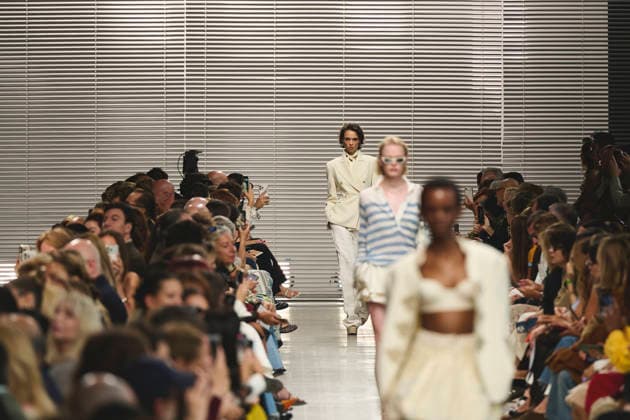 September 26, 2026, Milan, Italy, Italy: Models on the runway at the Ermanno Scervino fashion show in Milan, September 2026 Milan Italy  - ZUMAg279 20260926_zip_g279_062 Copyright: xAlessandroxGalatolix