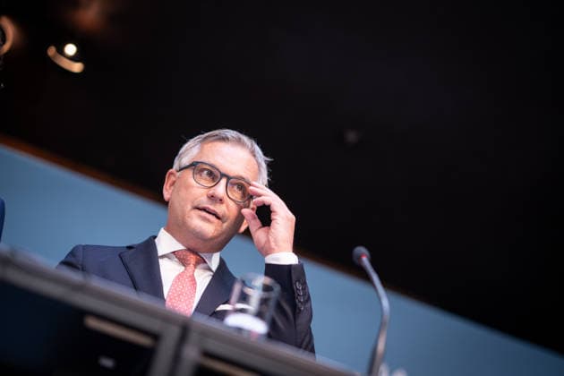 Magnus Brunner, EU Commissioner for Home Affairs and Migration, ÖVP, former Federal Minister of Finance of Austria 2nd Munich Migration Meeting: Meeting of European Ministers on the Implementation of the Migration Policy Shift, Munich, Bavaria, Germany, Hotel Bayerischer Hof