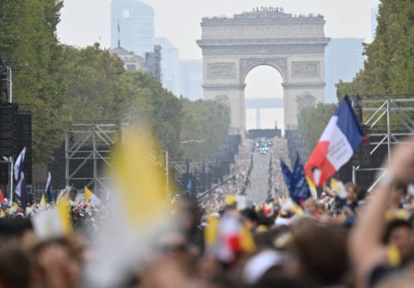 Illustrations of the grand Mass celebrated by Pope Leo XIV at the Place de la Concorde in Paris on September 26, 2026. Christian Liewig, Bestimage. Paris, France  Copyright: xChristianxLiewigx xBestimagexChristianxLiewigx xBestimagex