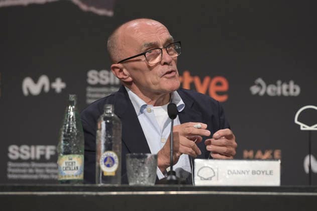 Danny Boyle at the press conference for the film *Ink* at the 74th San Sebastián International Film Festival (Festival Internacional de Cine de San Sebastián) at the Kursaal in San Sebastián, September 26, 2026 Foto:xC.xNiehausx xFuturexImagex ink_6604