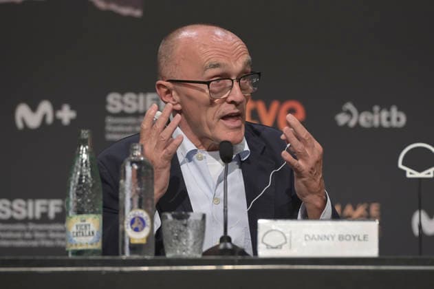 Danny Boyle at the press conference for the film *Ink* at the 74th San Sebastián International Film Festival (Festival Internacional de Cine de San Sebastián) at the Kursaal in San Sebastián, September 26, 2026 Foto:xC.xNiehausx xFuturexImagex ink_6605