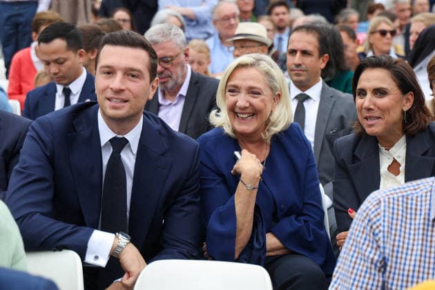 Jordan Bardella, Marine Le Pen, Laure Lavalette: Celebrities at Pope Leo XIV’s grand Mass on the Place de la Concorde in Paris on September 26, 2026. Between the Avenue des Champs-Élysées and the Place de la Concorde, 700,000 faithful and onlookers from all corners of the globe gathered to attend the Mass celebrated by the Holy Father. The apostolic journey, from September 25 to 28, 2026, will continue in Lourdes and Metz. Jacovides Moreau Bestimage Celebrities attending the grand Mass celebrated by Pope Leo XIV at the Place de la Concorde in Paris on September 26, 2026. Between the Avenue des Champs-Élysées and the Place de la Concorde, 700,000 worshippers and onlookers from around the world gathered to attend the Mass celebrated by the H Copyright: xJACOVIDES-MOREAUx xBESTIMAGExJACOVIDES-MOREAUx xBESTIMAGEx