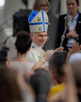 Visit to France of Pope Leo XIV - Mass At Concorde Place Pope Leo XIV during a mass at Concorde Place in Paris, France on September 26, 2026. Pope Leo XIV makes a historic apostolic journey of four days to France scheduled for September 25 to 28, 2026. Photo by Eliot Blondet ABACAPRESS.COM Paris France France  Copyright: xBlondetxEliot ABACAx