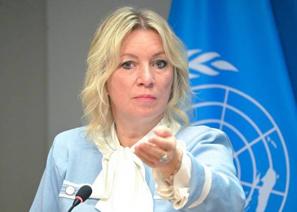 US UN General Assembly 9251984 26.09.2026 Russian Foreign Ministry s spokeswoman Maria Zakharova attends a news conference by Russian Foreign Minister Sergey Lavrov on the sidelines of the 81st United Nations General Assembly (UNGA) at the U.N. headquarters in New York City, the United States. Sergey Guneev Sputnik New York USA  Copyright: xSergeyxGuneevx