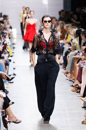IPA89005319 - Milan, Milan Women™s Fashion Week Spring Summer 2027 - Women™s Fashion, Spring Summer 2027 - Ermanno Scervino fashion show - pictured on the runway: a model.  Copyright: xCinziaxCamelax xx IPA89005319