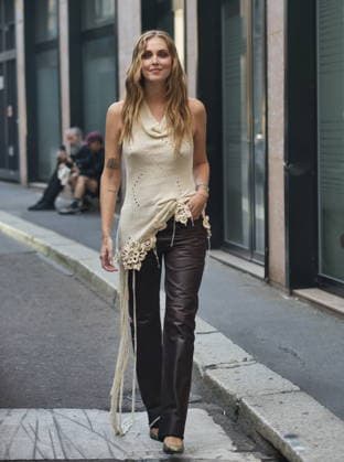 IPA89008584 - Milan, Milan Women s Fashion Week: Spring Summer 2026 2027 - Women s Fashion, Spring Summer 2026–2027 - Marco Rambaldi s fashion show - Pictured: Chiara Ferragni  Copyright: xLucaxPontix xLucaPonti IpaAgencyx IPA89008584