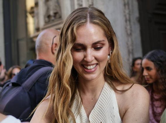 IPA89008628 - Milan, Milan Women s Fashion Week: Spring Summer 2026 2027 - Women s Fashion, Spring Summer 2026–2027, Marco Rambaldi s fashion show—Pictured: Chiara Ferragni  Copyright: xLucaxPontix xLucaPonti IpaAgencyx IPA89008628