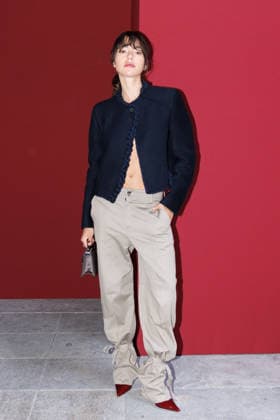 IPA89010812 - Milan, Milan Women™s Fashion Week Spring Summer 2027 - Women™s Fashion, Spring Summer 2027 - Marco Rambaldi™s fashion show - guests - Pictured: a guest  Copyright: xCinziaxCamelax xx IPA89010812