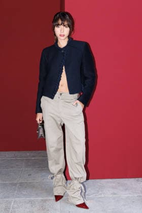 IPA89010813 - Milan, Milan Women™s Fashion Week Spring Summer 2027 - Women™s Fashion, Spring Summer 2027 - Marco Rambaldi™s fashion show - guests - Pictured: a guest  Copyright: xCinziaxCamelax xx IPA89010813