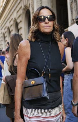 IPA89011690 - Milan, Milan Women s Fashion Week: Spring Summer 2026 2027 - Women s Fashion, Spring Summer 2026–2027, Marco Rambaldi s fashion show—Pictured: Cristina Parodi  Copyright: xLucaxPontix xLucaPonti IpaAgencyx IPA89011690