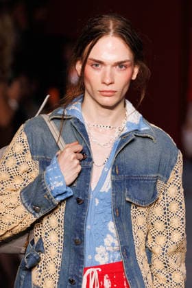 IPA89012807 - Milan, Milan Women™s Fashion Week Spring Summer 2027 - Women™s Fashion, Spring Summer 2027 - Marco Rambaldi™s fashion show - pictured on the runway: Model  Copyright: xCinziaxCamelax xx IPA89012807