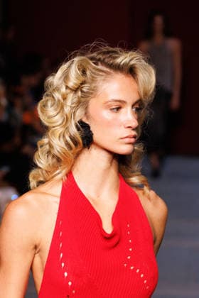 IPA89012837 - Milan, Milan Women™s Fashion Week Spring Summer 2027 - Women™s Fashion, Spring Summer 2027 - Marco Rambaldi™s fashion show - pictured on the runway: Model  Copyright: xCinziaxCamelax xx IPA89012837