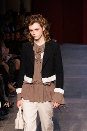 IPA89012854 - Milan, Milan Women™s Fashion Week Spring Summer 2027 - Women™s Fashion, Spring Summer 2027 - Marco Rambaldi™s fashion show - pictured on the runway: Model  Copyright: xCinziaxCamelax xx IPA89012854