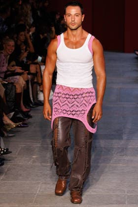 IPA89012860 - Milan, Milan Women™s Fashion Week Spring Summer 2027 - Women™s Fashion, Spring Summer 2027 - Marco Rambaldi™s fashion show - pictured on the runway: Giuseppe Giofre  Copyright: xCinziaxCamelax xx IPA89012860